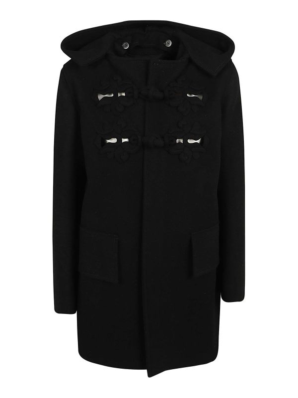 Valentino Garavani Manteau Court - Noir