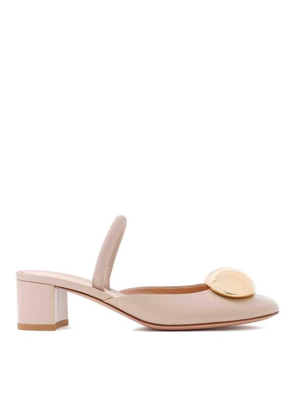 Gianvito Rossi Chaussures À Talon - Crème