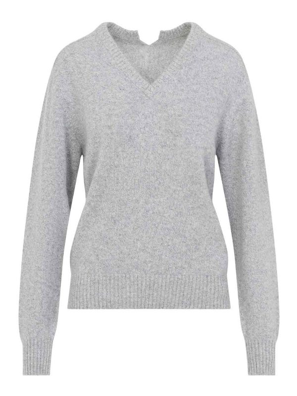 Carven Pull À Col V - Gris