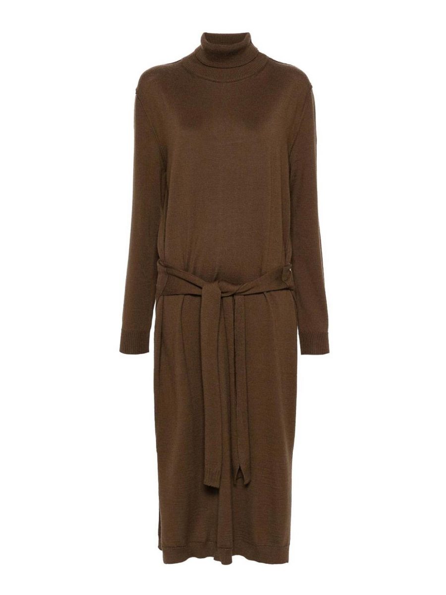 Lemaire Robe Au Genou - Marron