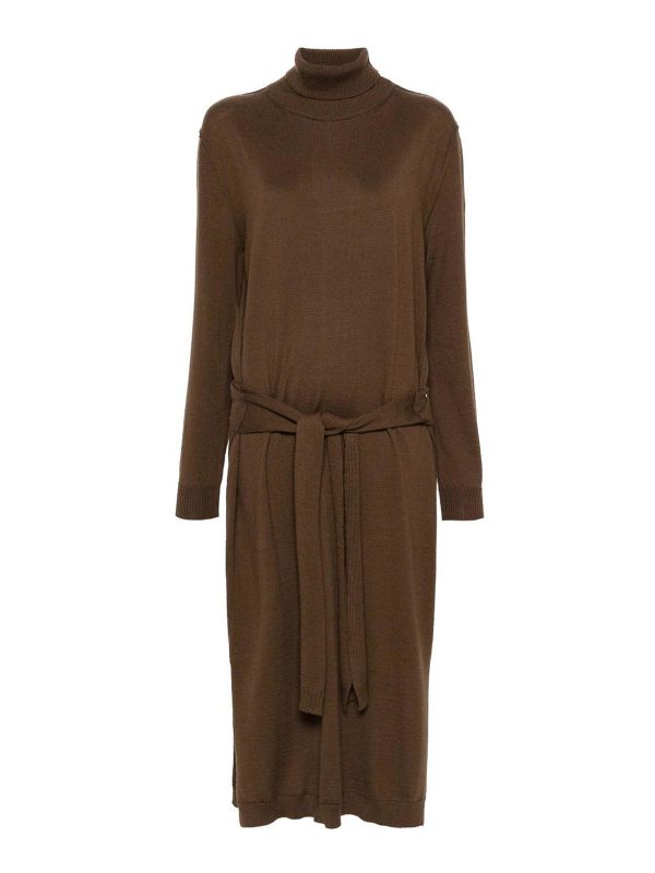Lemaire Robe Au Genou - Marron