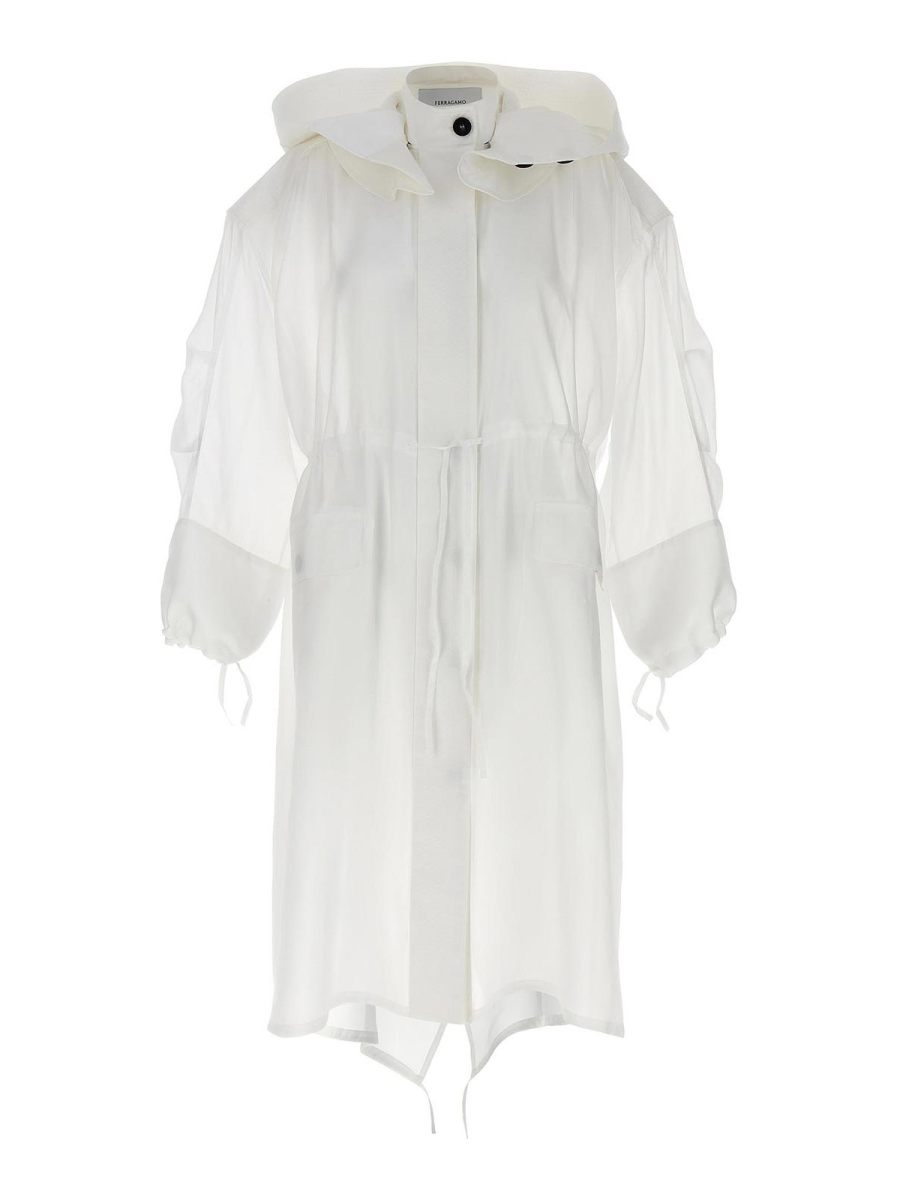 Ferragamo Trench-Coat - Blanc