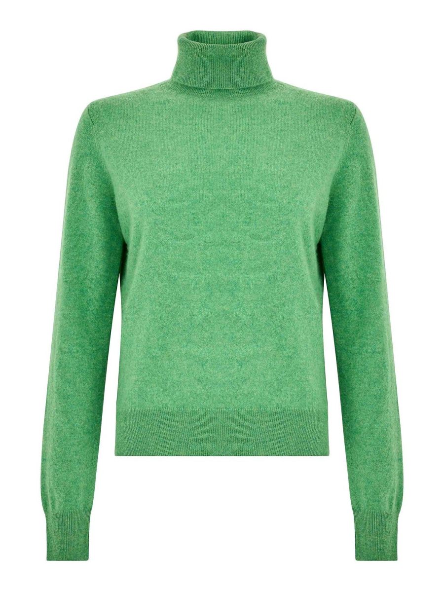 Absolut Cashmere Pull Col Rond - Vert