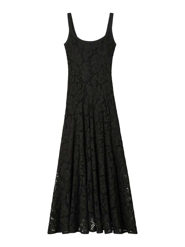 Tory Burch Robe Au Genou - Noir