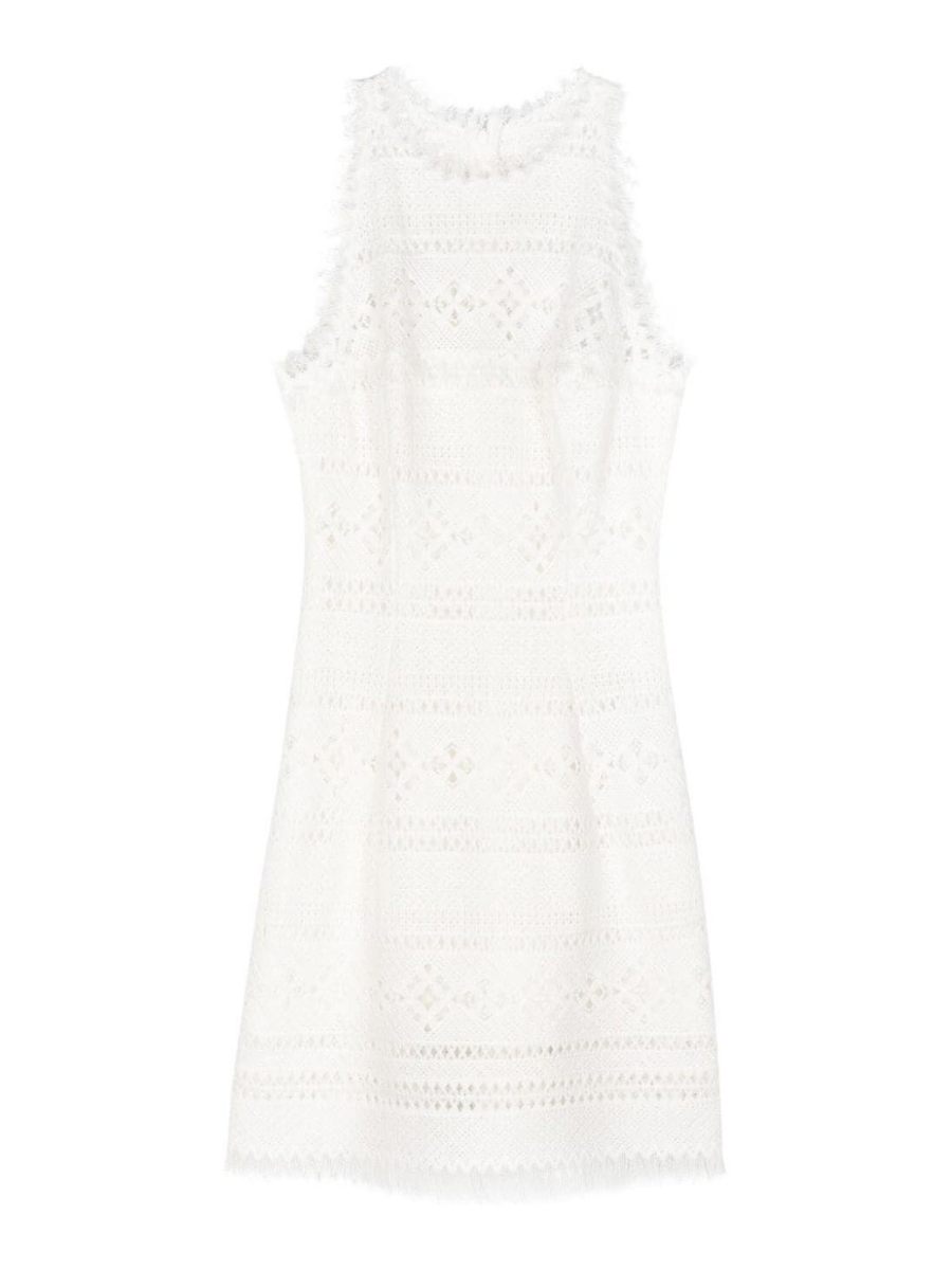 Ermanno Scervino Robe Au Genou - Blanc