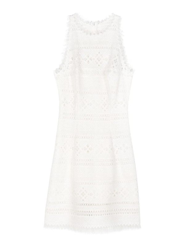 Ermanno Scervino Robe Au Genou - Blanc