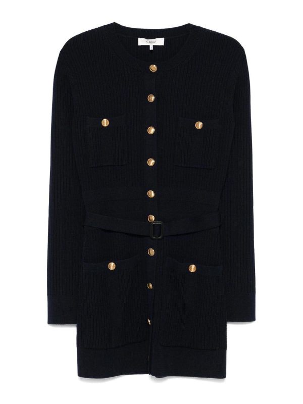 Chloe' Cardigan - Bleu