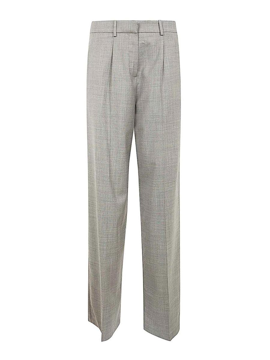 Magda Butrym Pantalons Décontractés - Gris