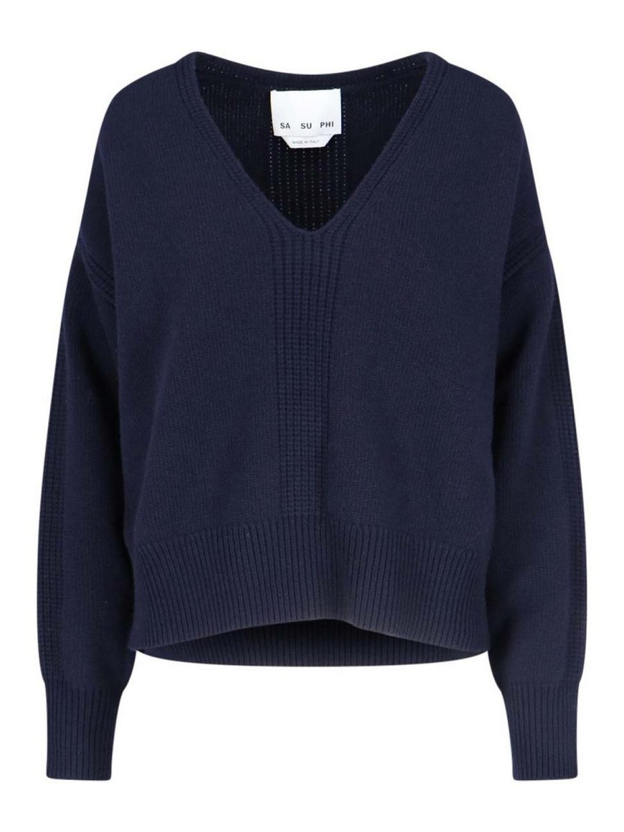 Sa Su Phi Pull Col Bateau - Bleu