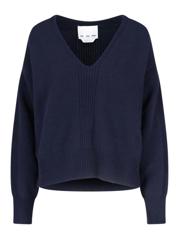 Sa Su Phi Pull Col Bateau - Bleu