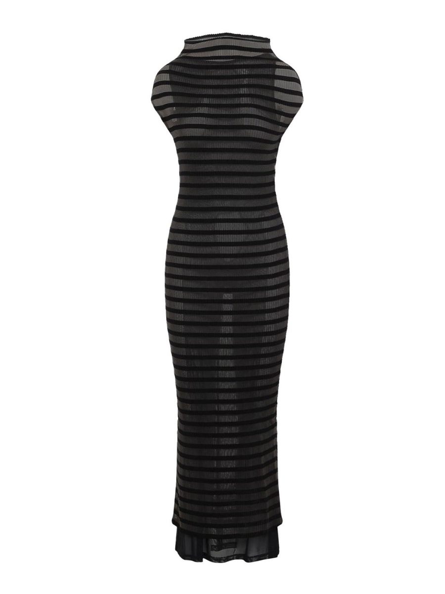 Jean Paul Gaultier Maxi Robe - Noir