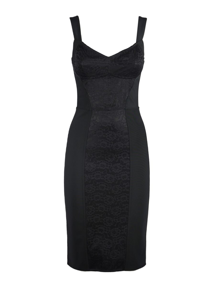 Dolce & Gabbana Robe Au Genou - Noir