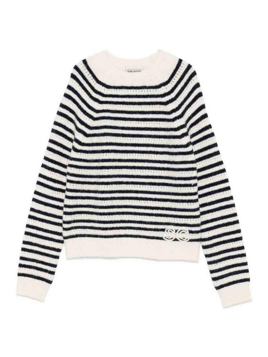 Semicouture Pull Col Rond - Morgana