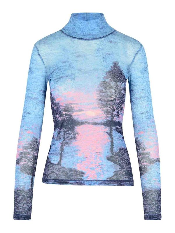 Maison Kitsuné Pull Col Rond - Multicolore