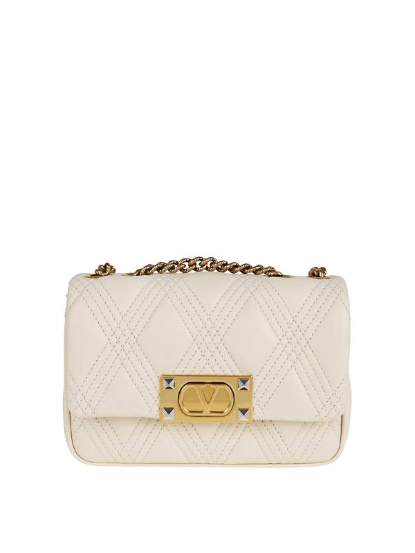 Valentino Garavani Sac Bandoulière - Blanc