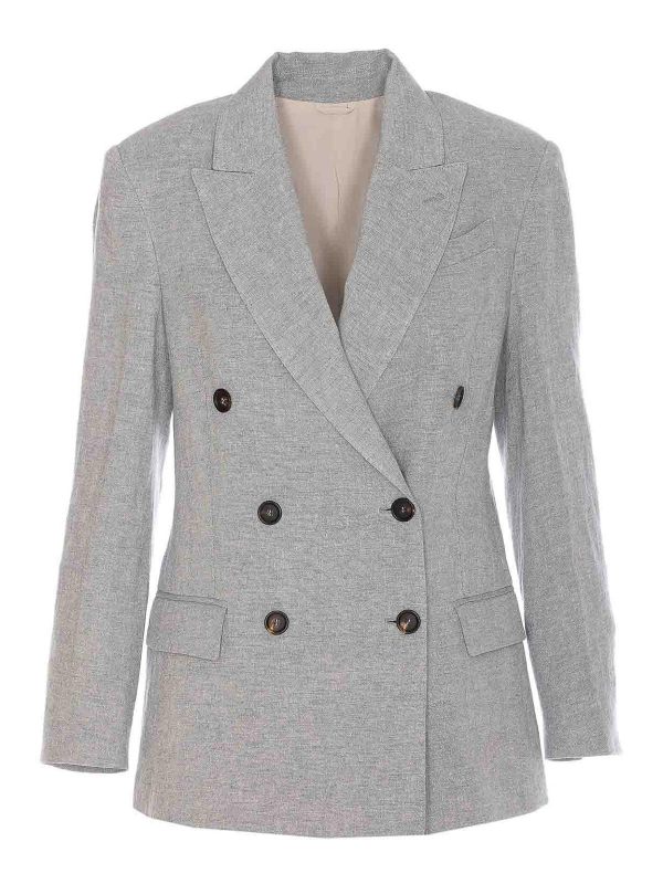 Brunello Cucinelli Veste Casual - Gris