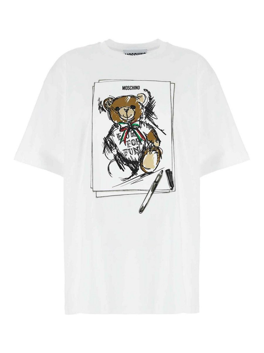 Moschino T-Shirt - Blanc