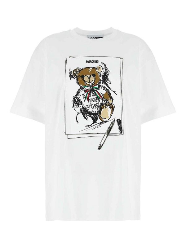 Moschino T-Shirt - Blanc