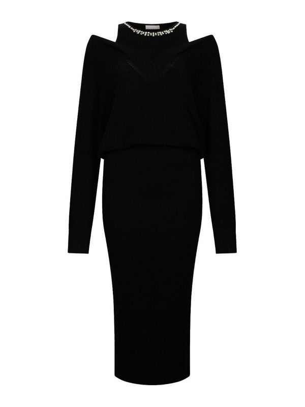 Liu Jo Robe Au Genou - Noir