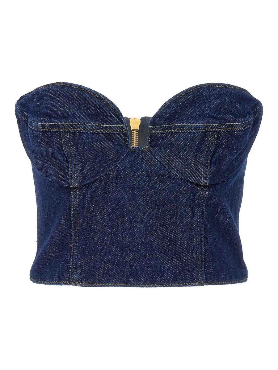 Magda Butrym Top - Bleu