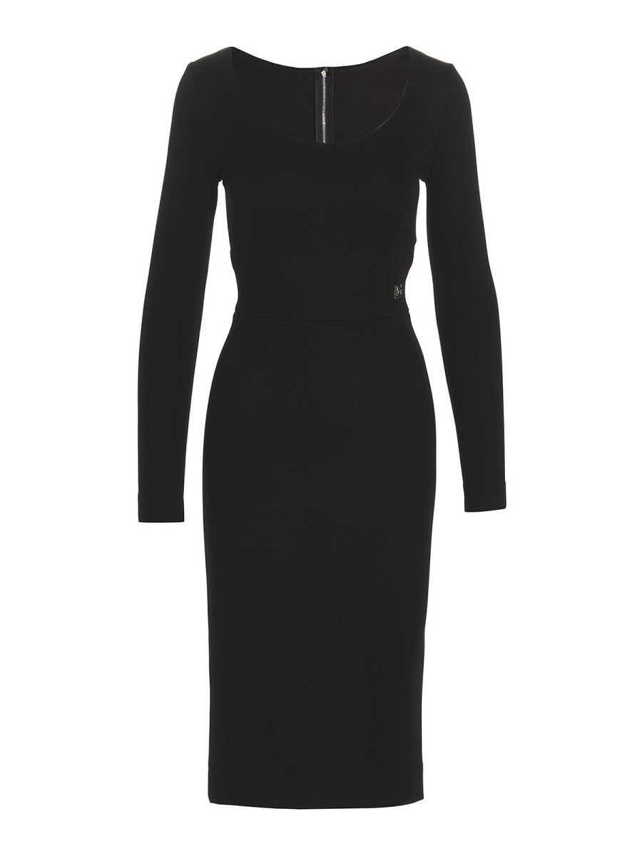 Dolce & Gabbana Robe Au Genou - Noir