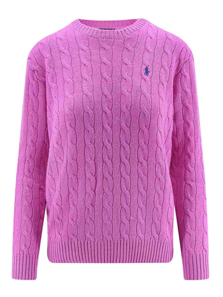 Polo Ralph Lauren Pull Col Bateau - Violet
