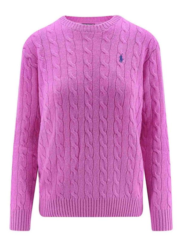 Polo Ralph Lauren Pull Col Bateau - Violet