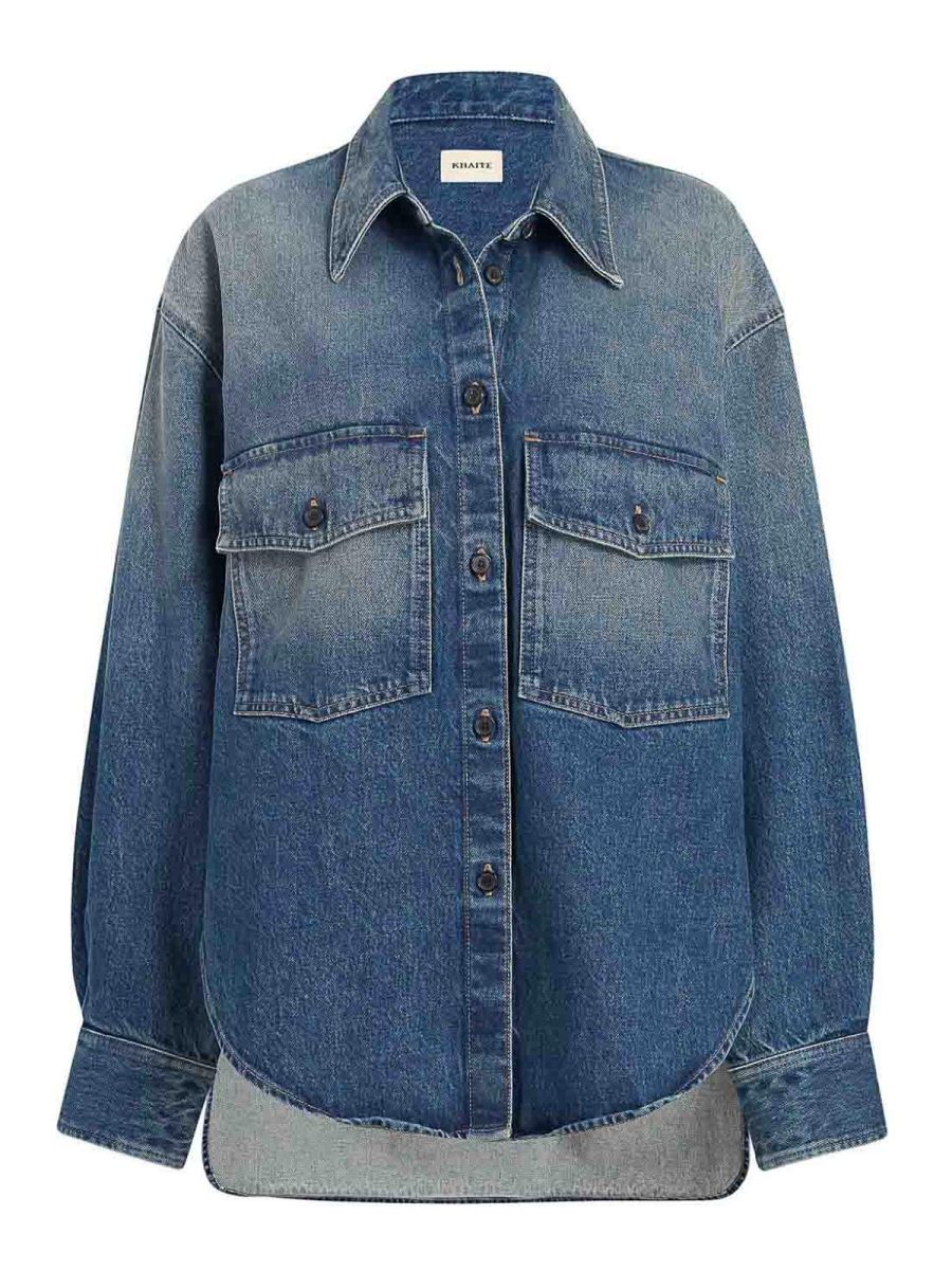 Khaite Veste En Jean - Clair Délavé