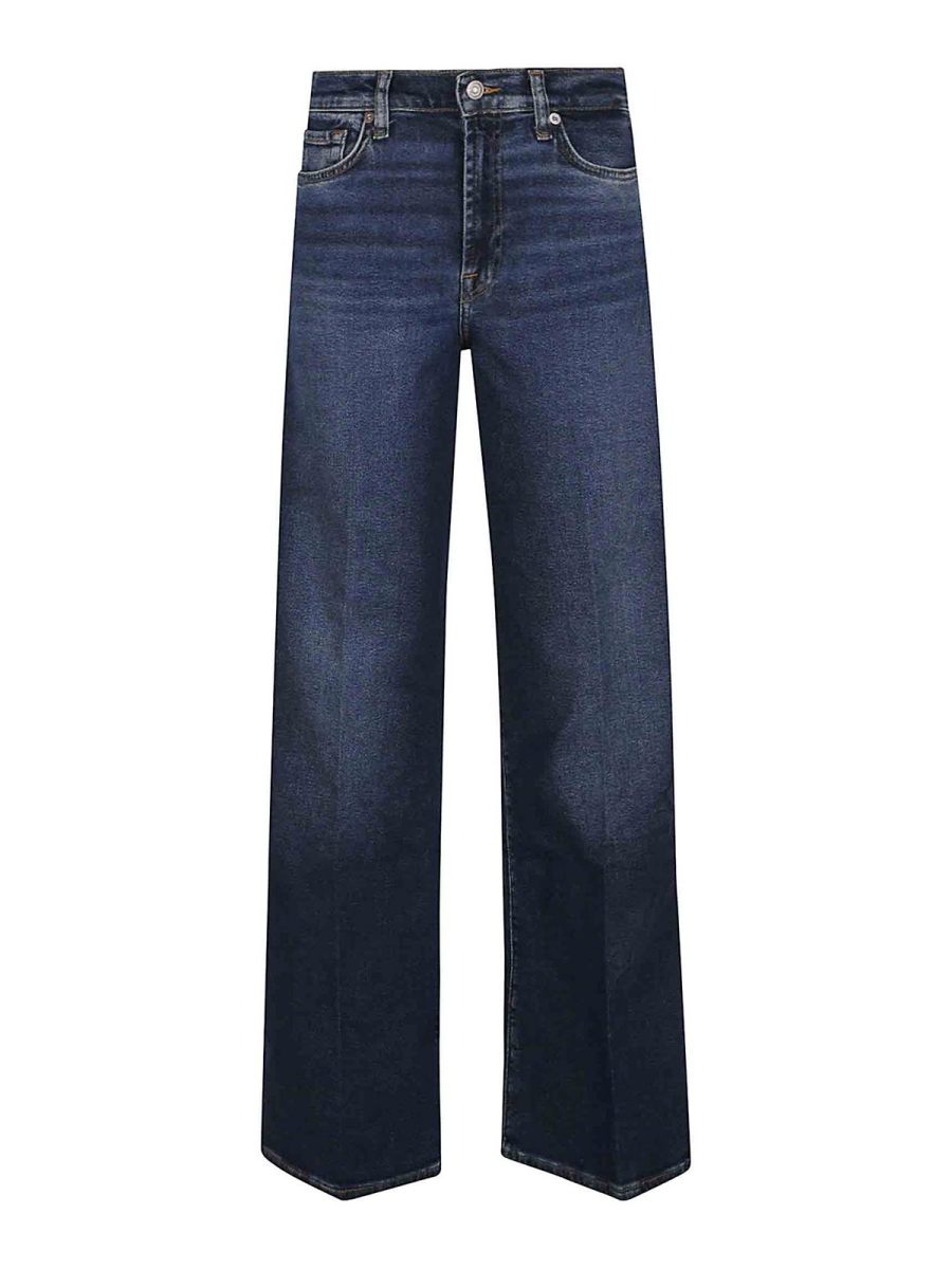 7 For All Mankind Jean Bootcut - Bleu