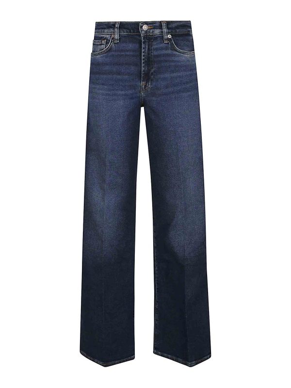 7 For All Mankind Jean Bootcut - Bleu