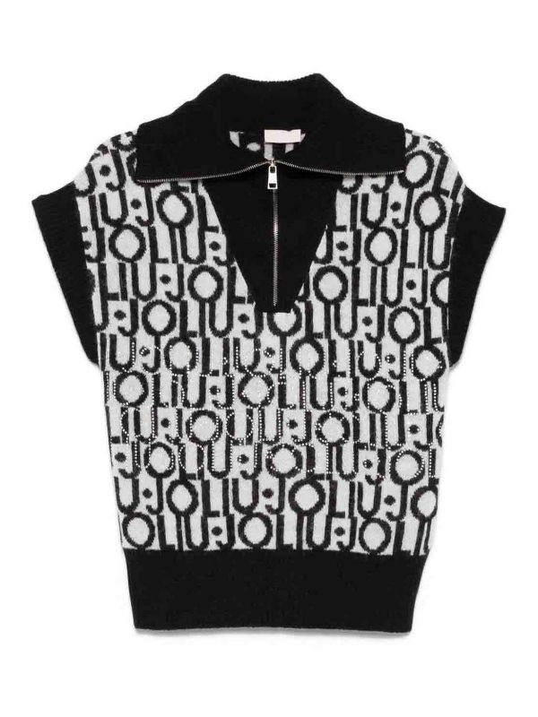 Liu Jo Pull Col Rond - Noir