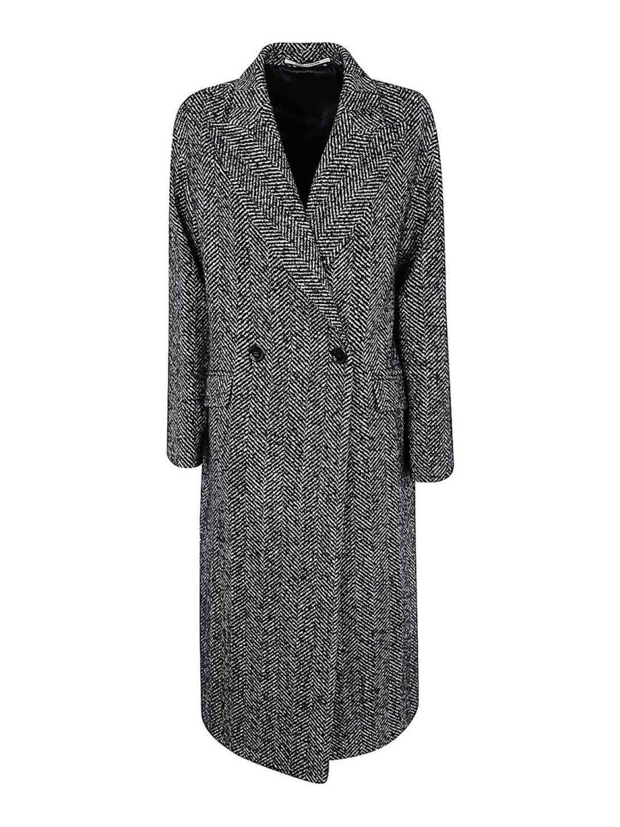 Tagliatore Manteau Au Genou - Noir