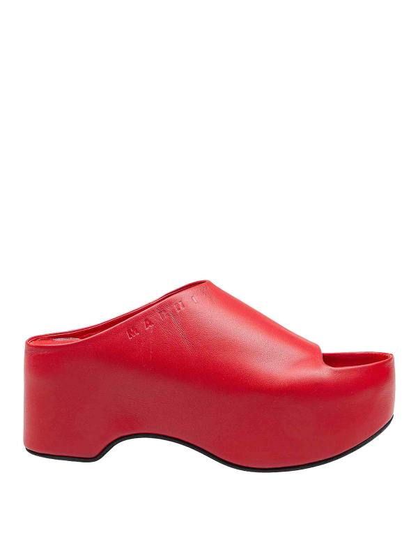 Marni Mules - Rouge