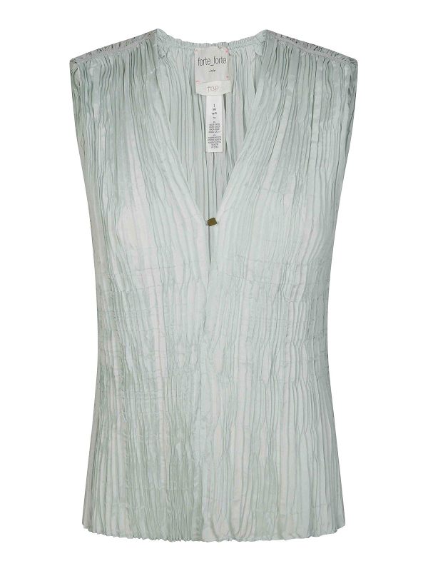 Forte Forte Top - Bleu Clair