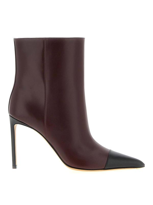 Francesco Russo Bottines - Rouge Brun