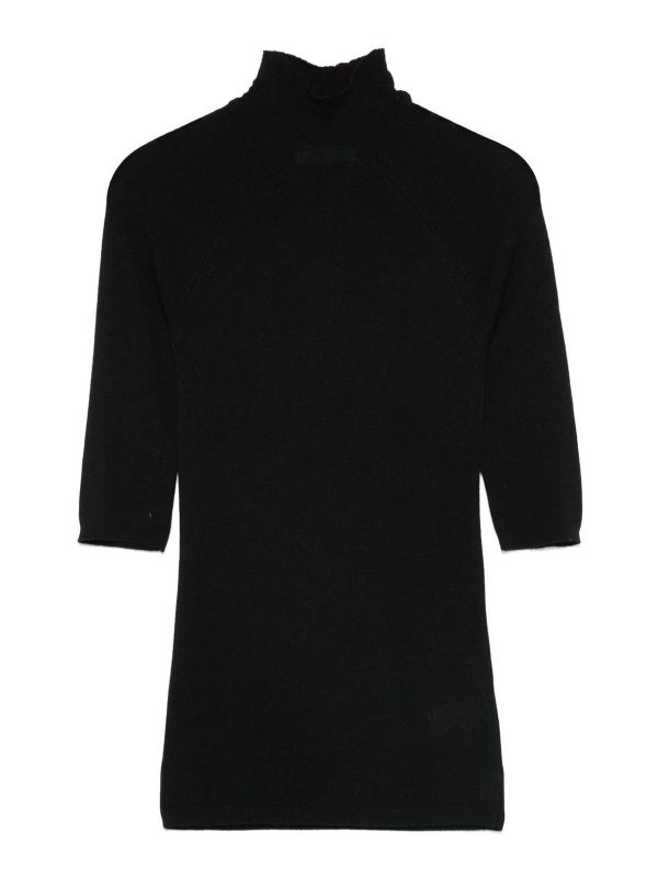 Majestic Filatures Pull Col Roulé - Noir