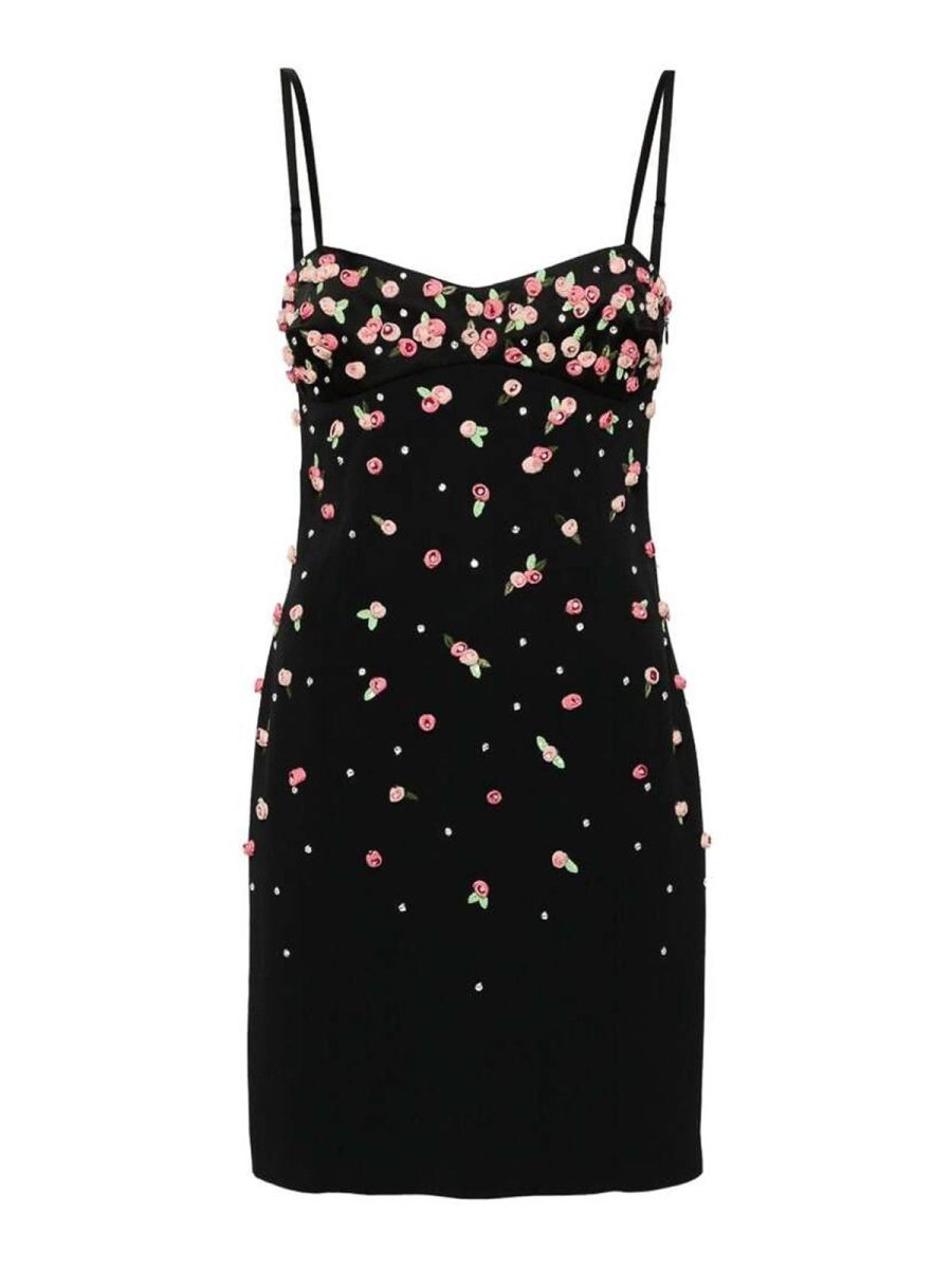 Blumarine Robe Courte - Noir
