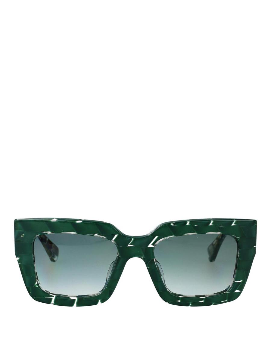 Bottega Veneta Lunettes De Soleil - Vert