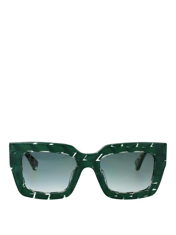 Bottega Veneta Lunettes De Soleil - Vert