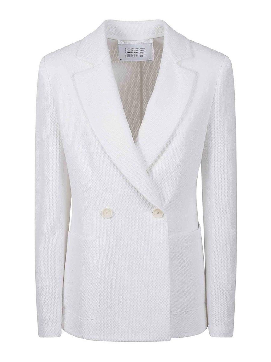 Harris Wharf London Veste Casual - Blanc
