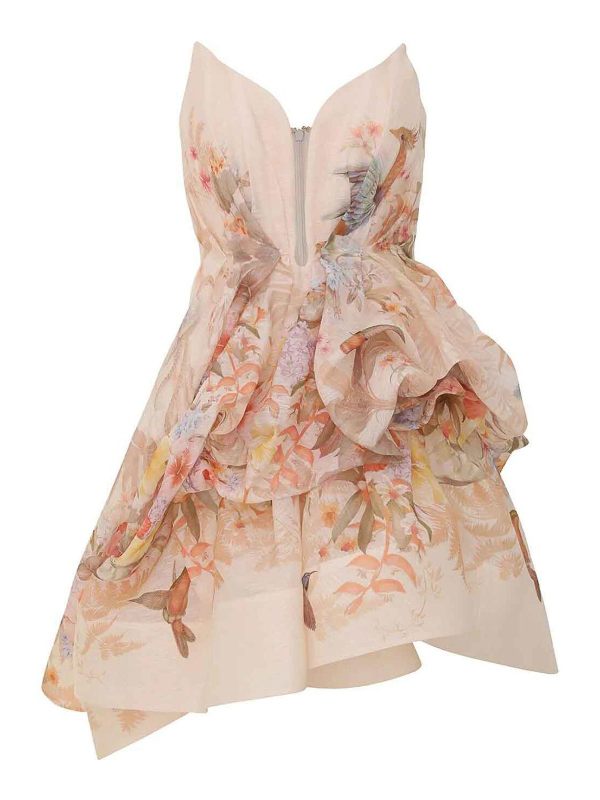 Zimmermann Robe Courte - Blanc