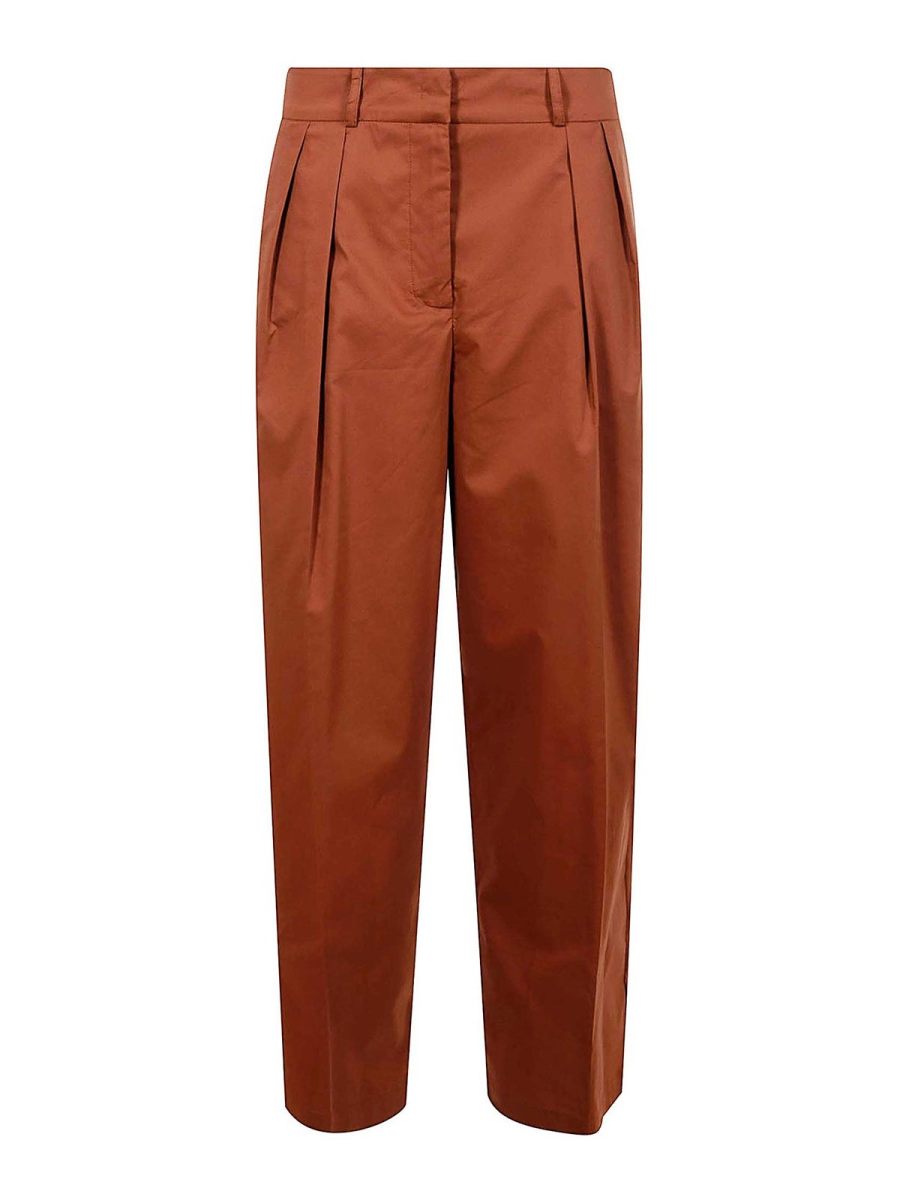 Liviana Conti Pantalons Décontractés - Marron