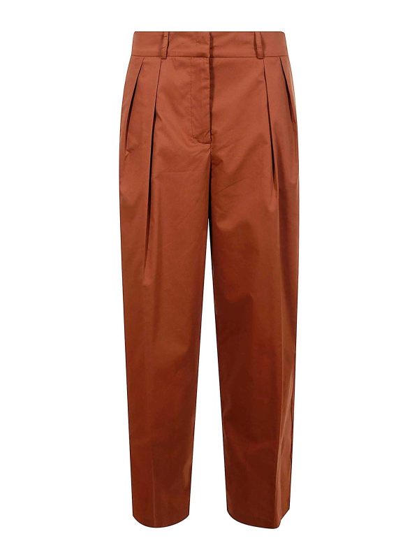 Liviana Conti Pantalons Décontractés - Marron