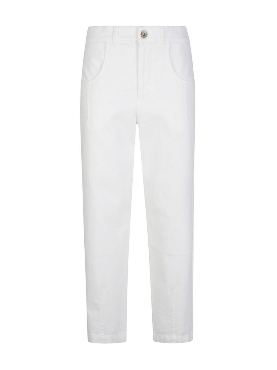 Eleventy Pantalons Décontractés - Blanc