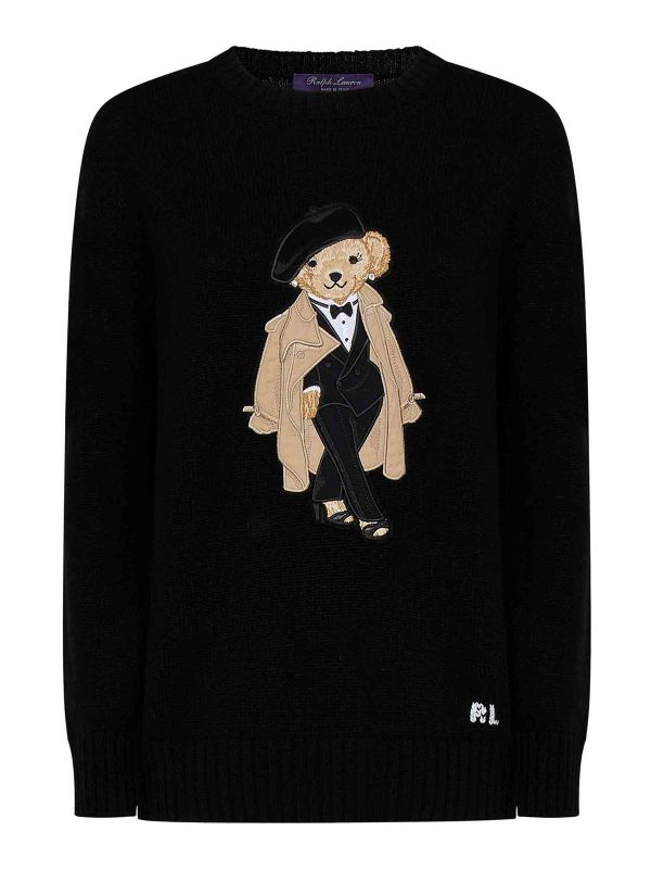 Ralph Lauren Pull Col Rond - Noir