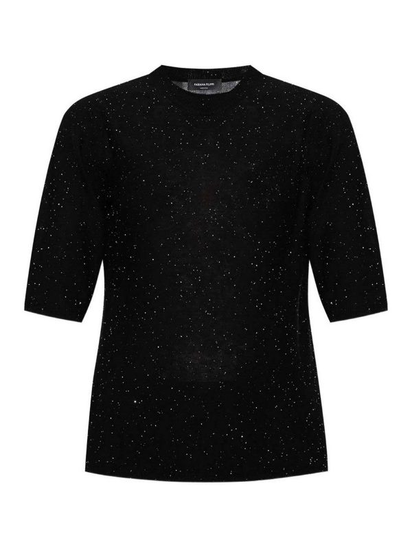 Fabiana Filippi Pull Col Rond - Noir