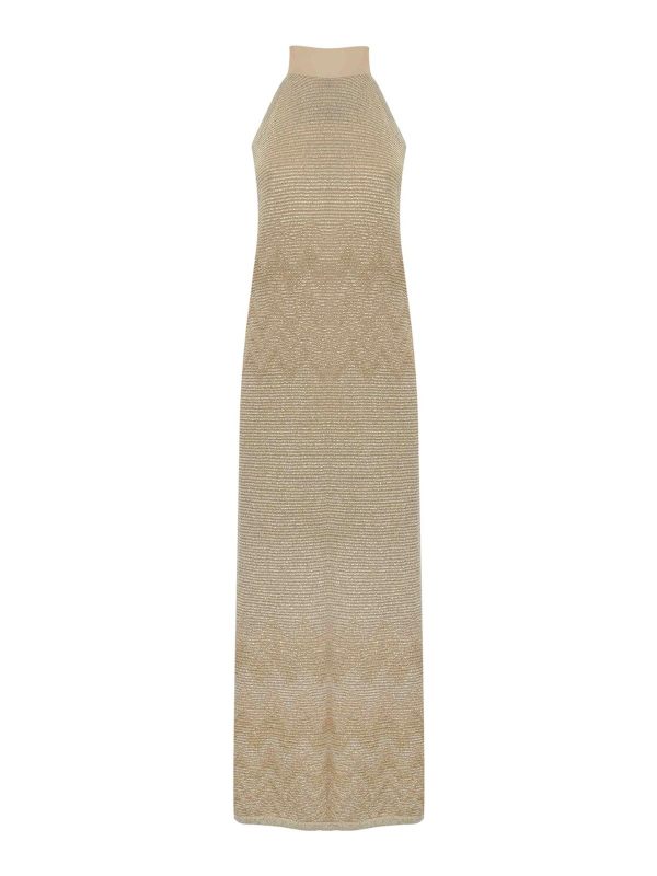 D. Exterior Robe Au Genou - Blanc