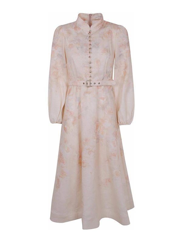 Zimmermann Maxi Robe - Rose
