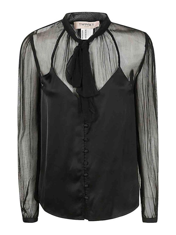Twinset Chemise - Noir