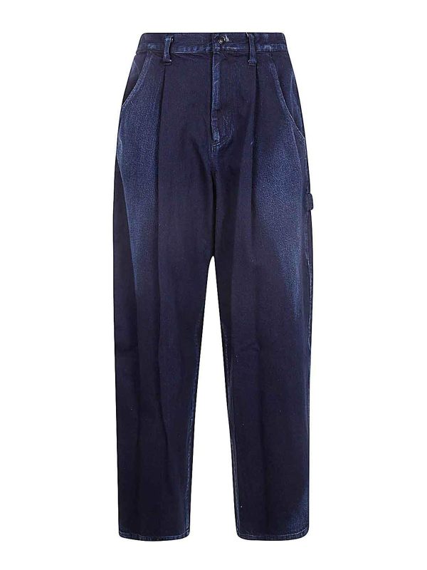 Y'S Pantalons Décontractés - Bleu